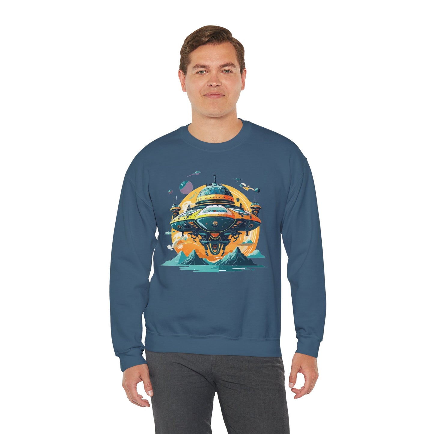 Space Shuttle Sweatshirt, Cosmic Sweatshirt, Astronaut Sweatshirt, Space Cosmic Sweatshirt