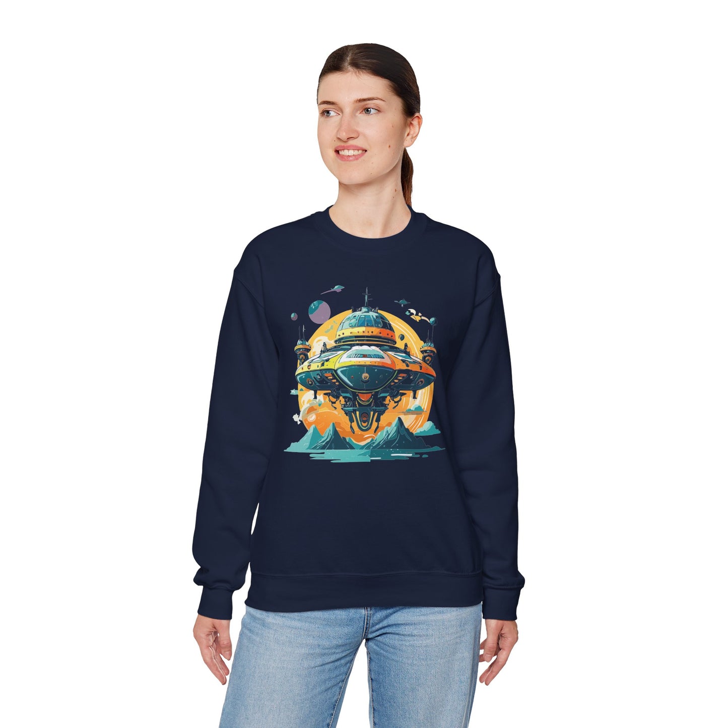 Space Shuttle Sweatshirt, Cosmic Sweatshirt, Astronaut Sweatshirt, Space Cosmic Sweatshirt