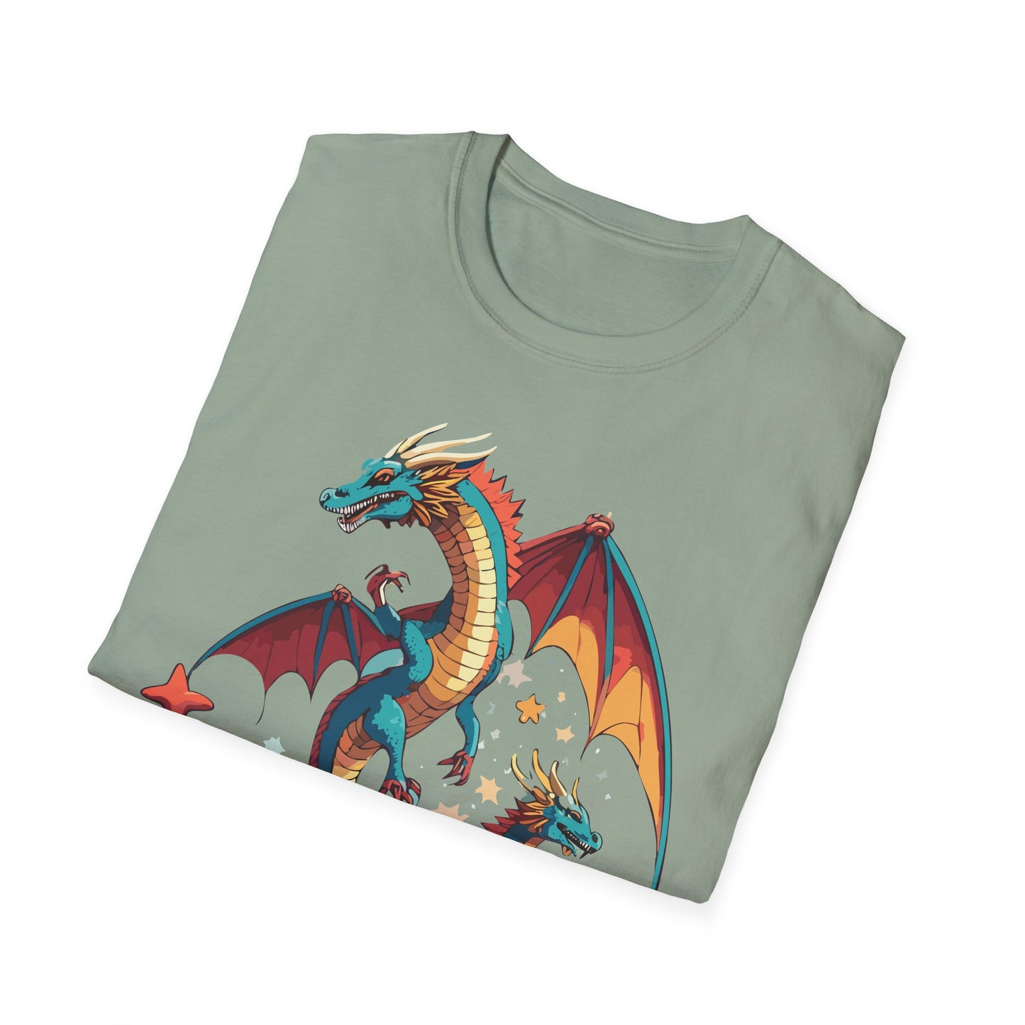 Dragon T Shirt, Dragon Shirt, Shirt with Animals, Animal Shirt