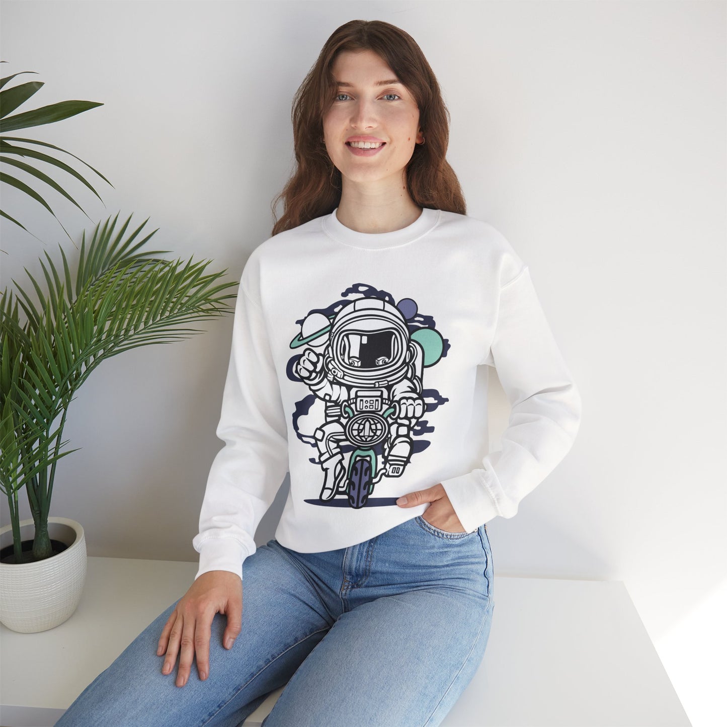 Space Shuttle Sweatshirt, Cosmic Sweatshirt, Astronaut Sweatshirt, Space Cosmic Sweatshirt
