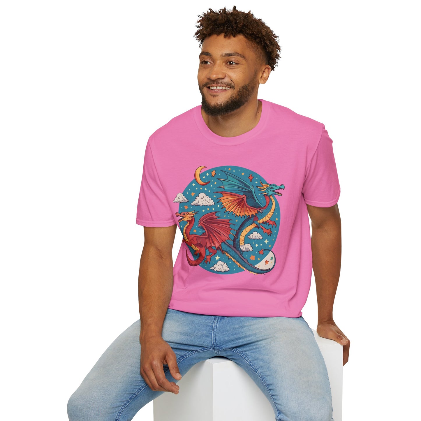 Dragon T Shirt, Dragon Shirt, Shirt with Animals, Animal Shirt