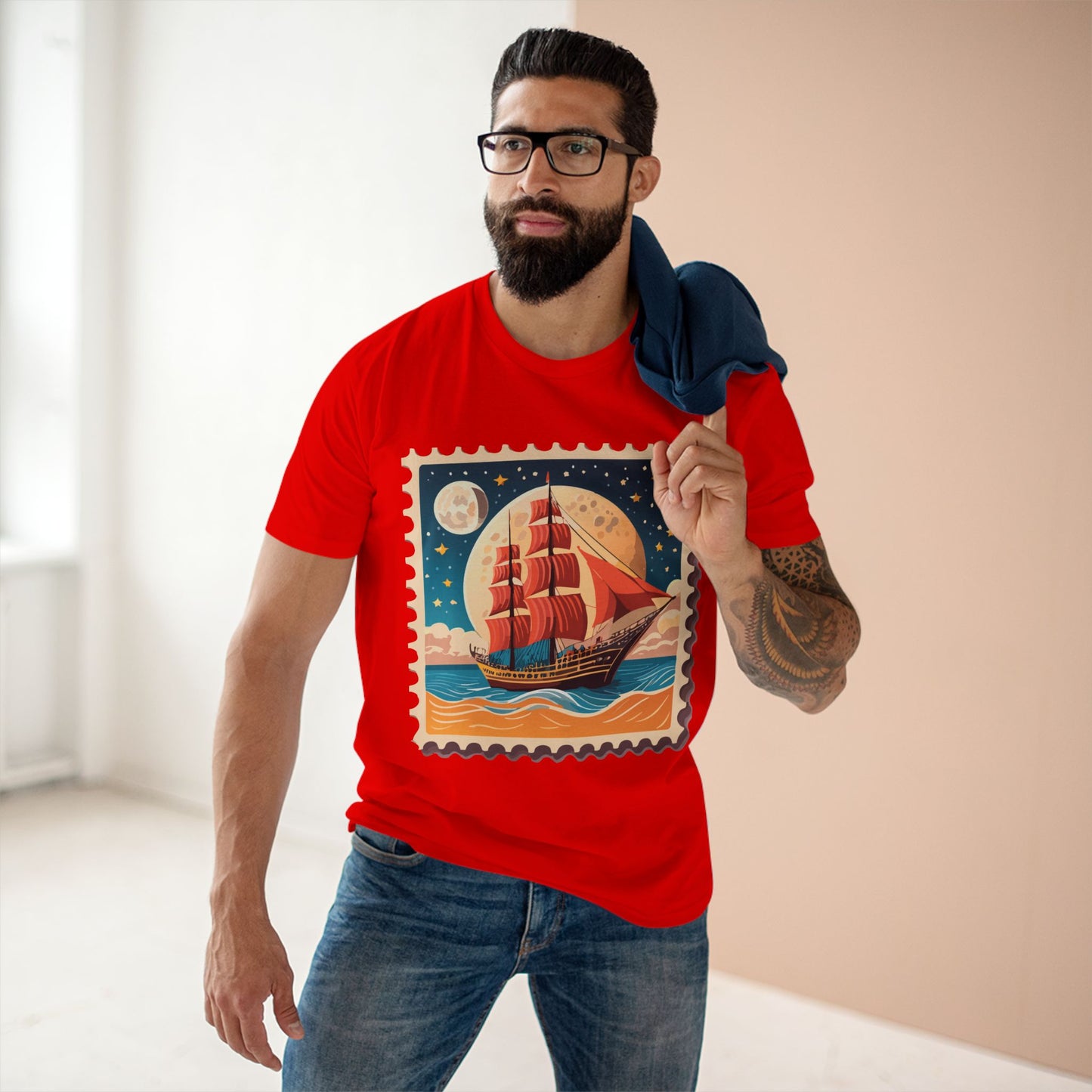 Stamp Shirt, Postage Stamp Shirt
