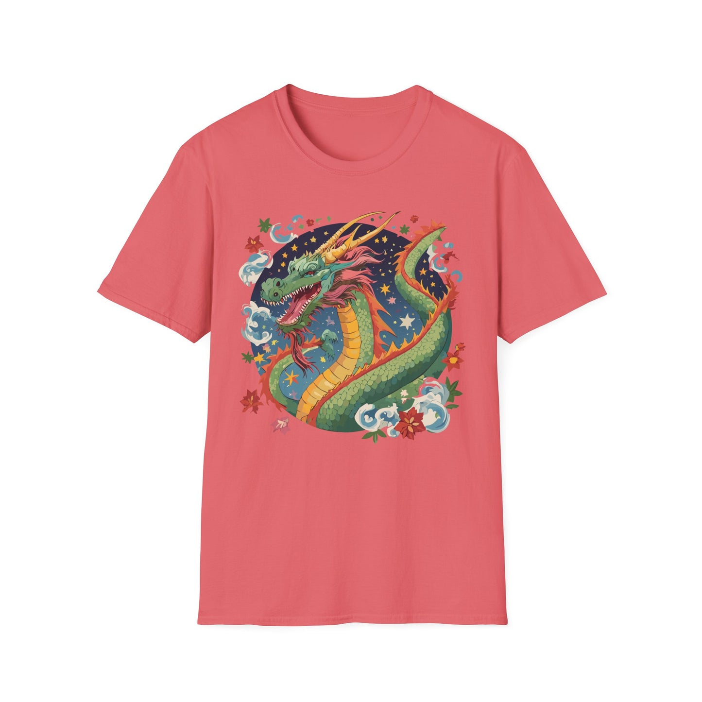 Dragon T Shirt, Dragon Shirt, Shirt with Animals, Animal Shirt