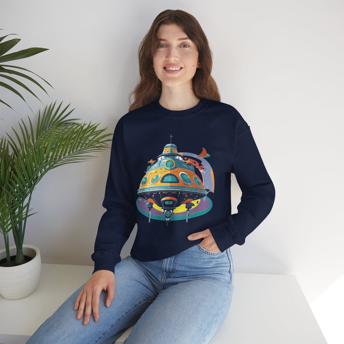 Space Shuttle Sweatshirt, Cosmic Sweatshirt, Astronaut Sweatshirt, Space Cosmic Sweatshirt