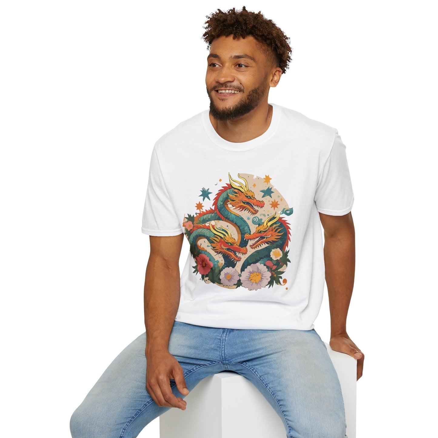 Dragon T Shirt, Dragon Shirt, Shirt with Animals, Animal Shirt
