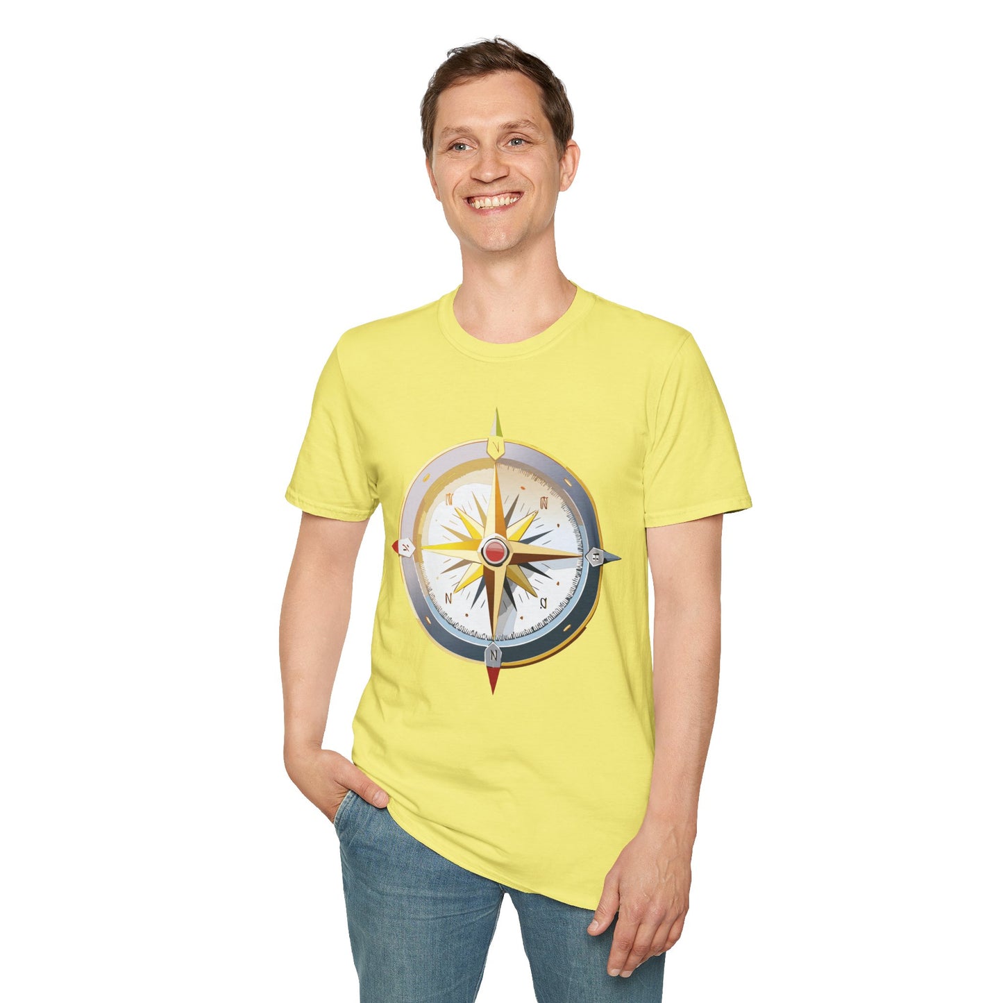 Compass T Shirt, Compass Shirt, Shirt with Compass, Navigator Shirt