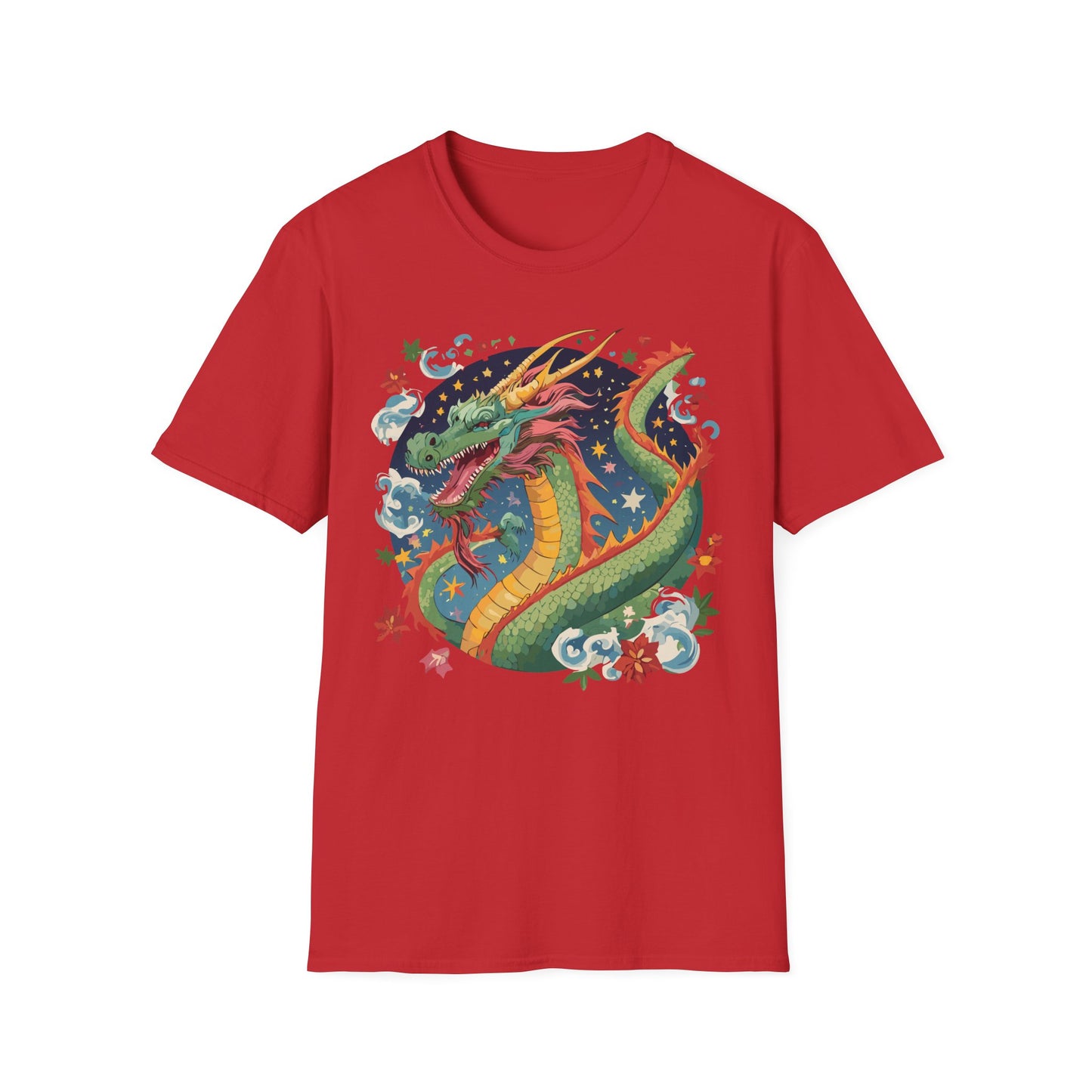 Dragon T Shirt, Dragon Shirt, Shirt with Animals, Animal Shirt