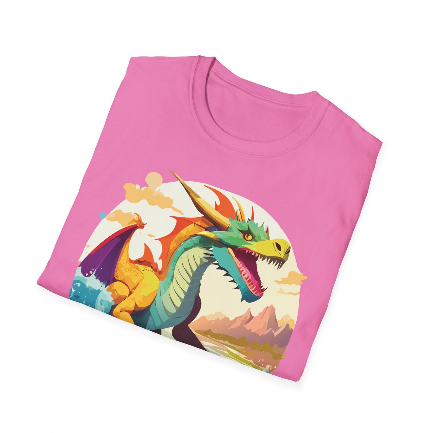 Dragon T Shirt, Dragon Shirt, Shirt with Animals, Animal Shirt