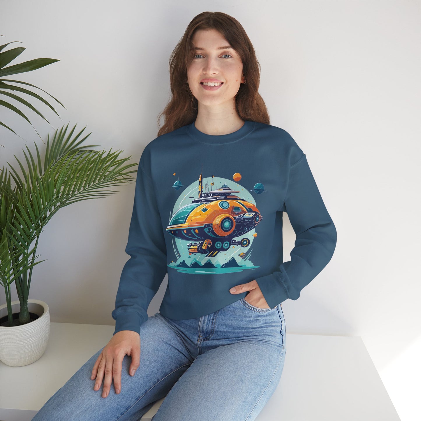 Space Shuttle Sweatshirt, Cosmic Sweatshirt, Astronaut Sweatshirt, Space Cosmic Sweatshirt