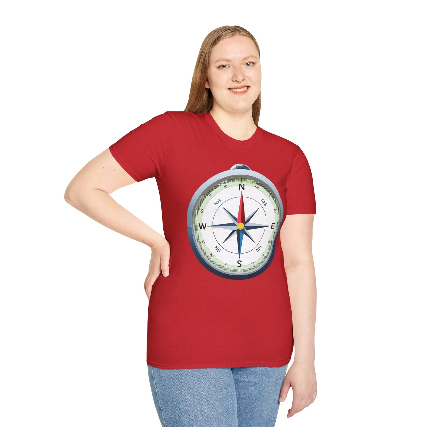 Compass T Shirt, Compass Shirt, Shirt with Compass, Navigator Shirt