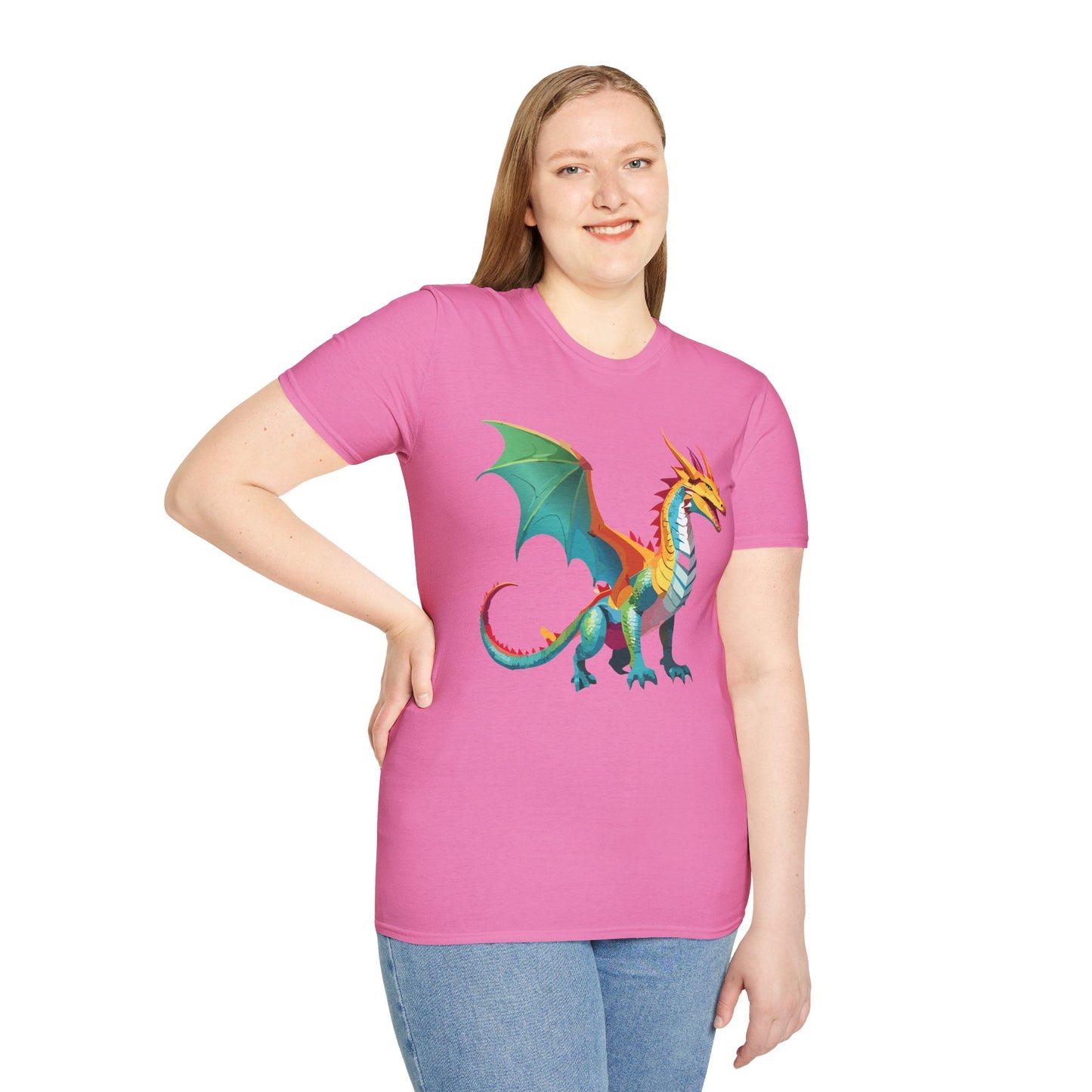 Dragon T Shirt, Dragon Shirt, Shirt with Animals, Animal Shirt