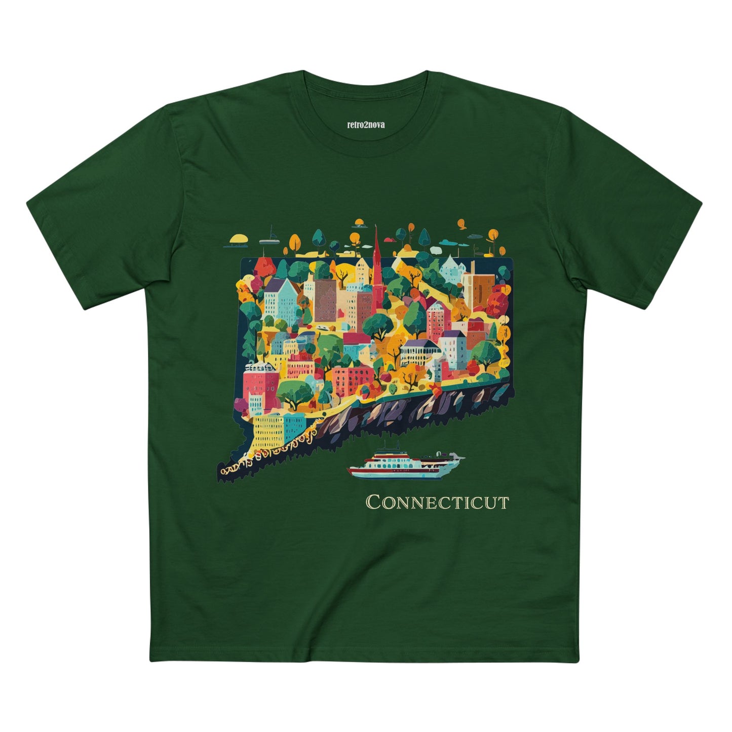 US State Shirts, Connecticut Shirt
