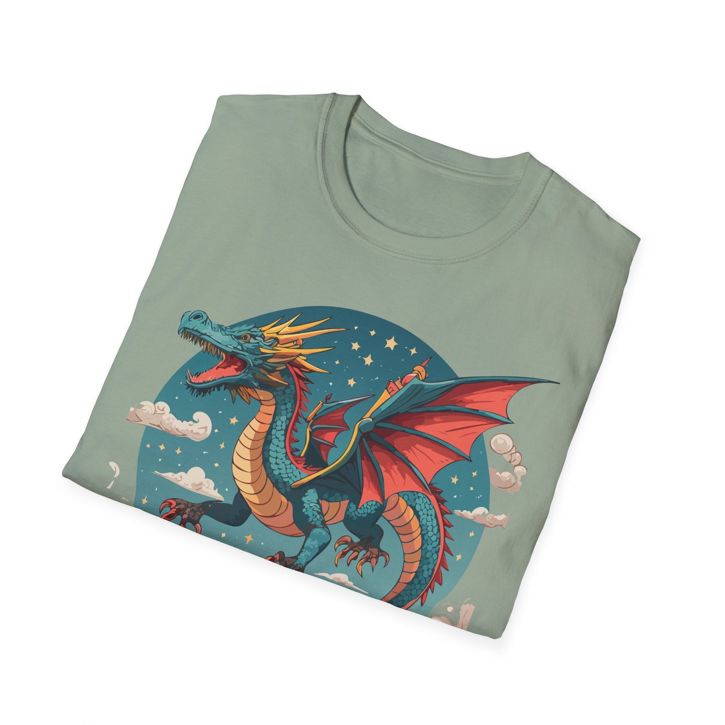 Dragon T Shirt, Dragon Shirt, Shirt with Animals, Animal Shirt