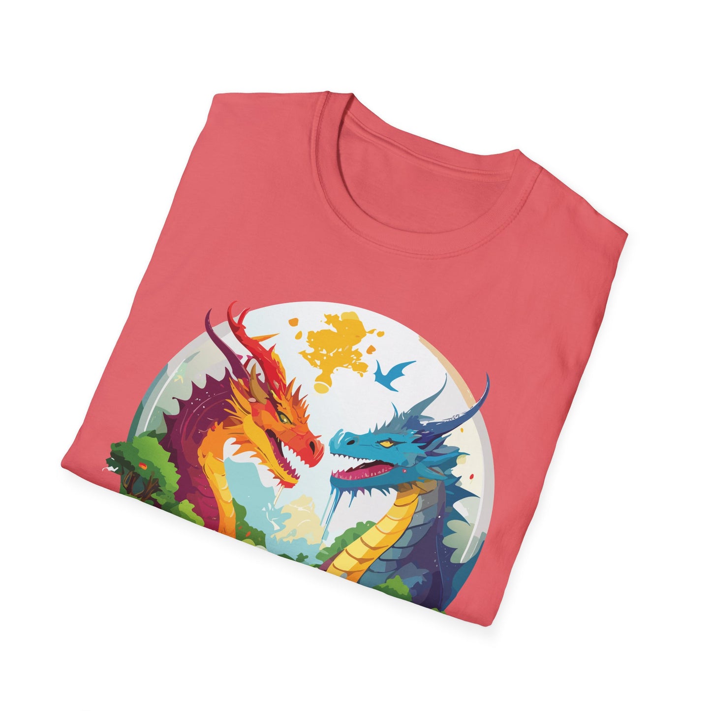 Dragon T Shirt, Dragon Shirt, Shirt with Animals, Animal Shirt