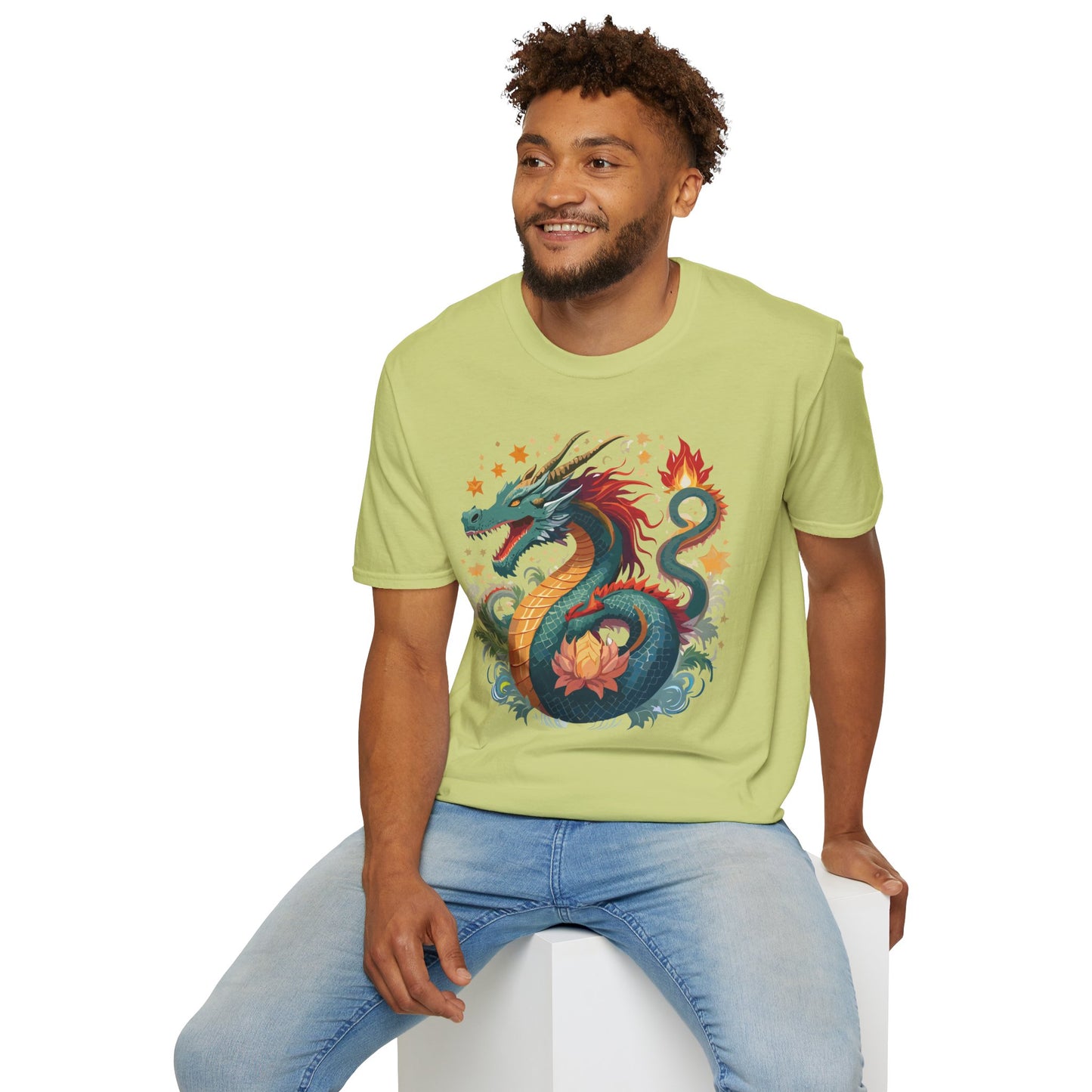 Dragon T Shirt, Dragon Shirt, Shirt with Animals, Animal Shirt