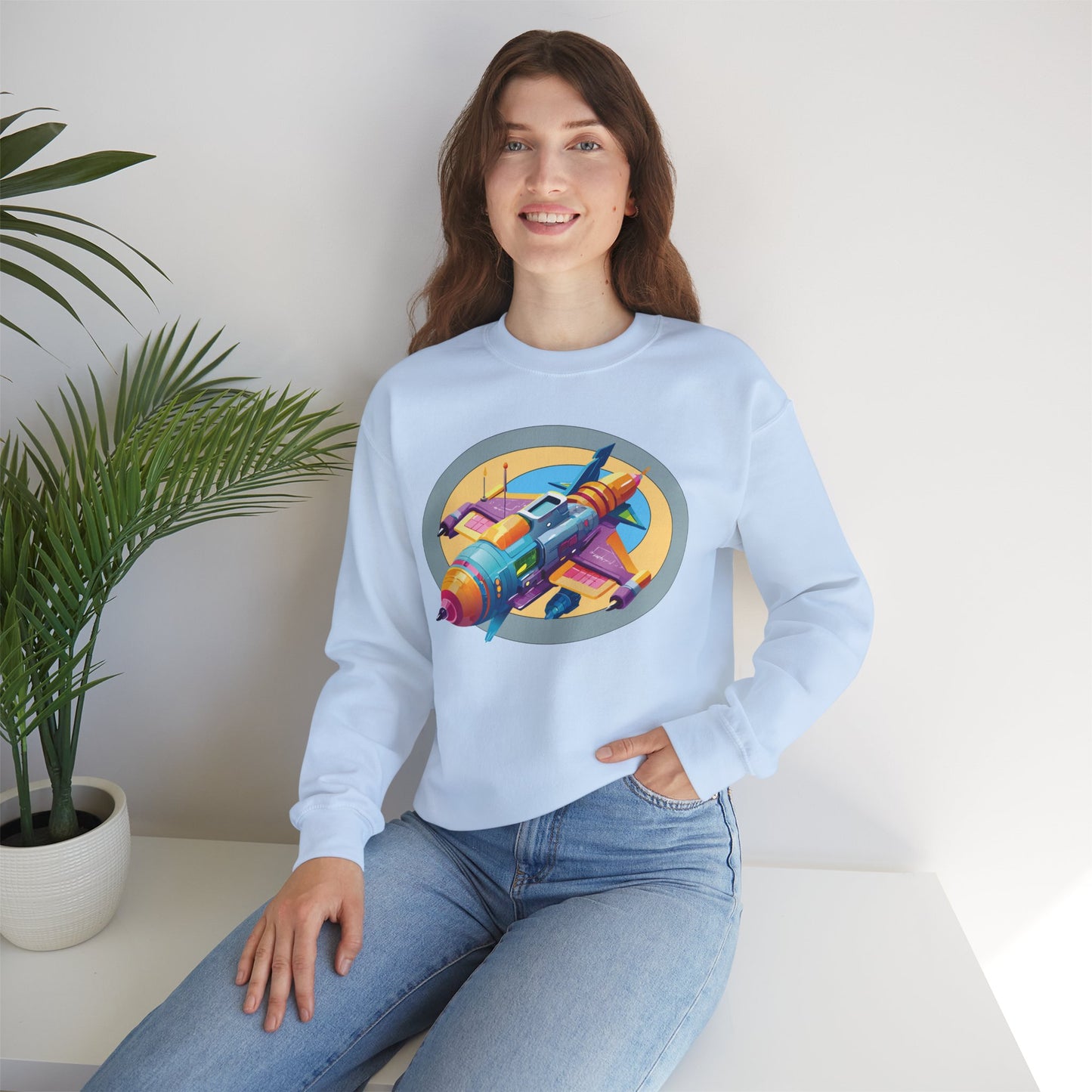 Space Shuttle Sweatshirt, Cosmic Sweatshirt, Astronaut Sweatshirt, Space Cosmic Sweatshirt
