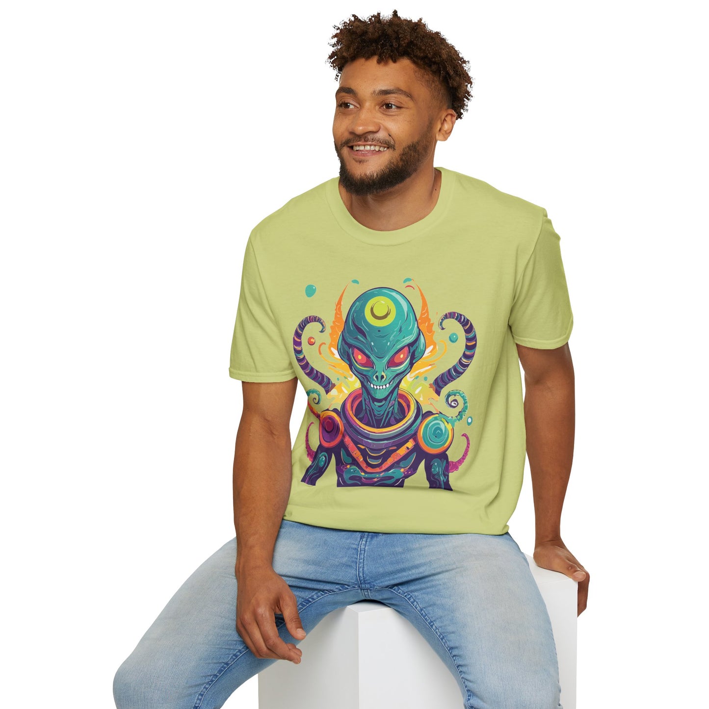 Alien T Shirt, Cosmos Shirt, Shirt with Aliens, Cosmo Shirts