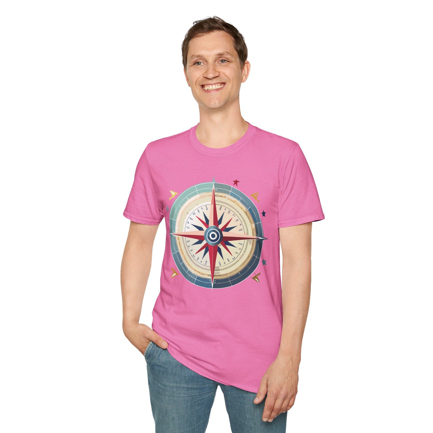 Compass T Shirt, Compass Shirt, Shirt with Compass, Navigator Shirt