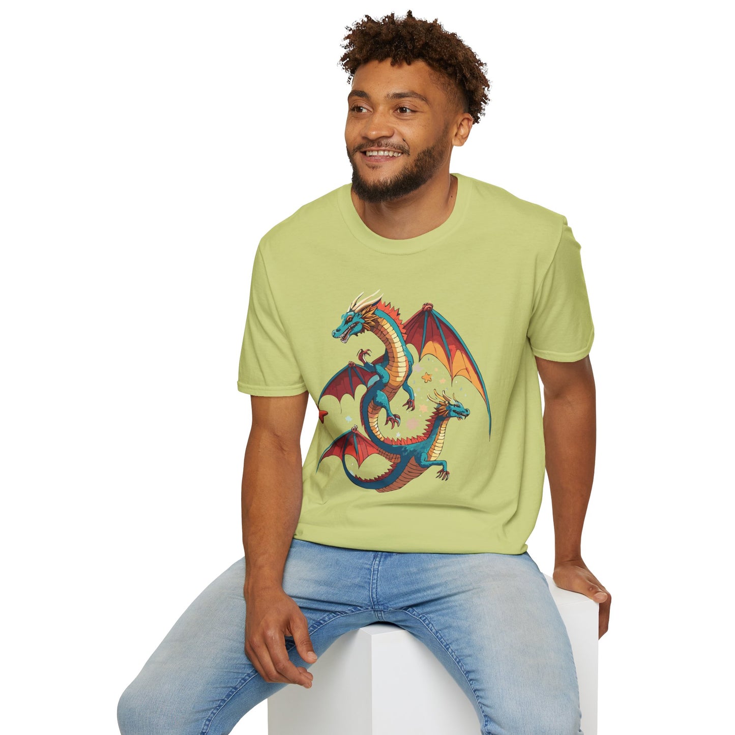 Dragon T Shirt, Dragon Shirt, Shirt with Animals, Animal Shirt