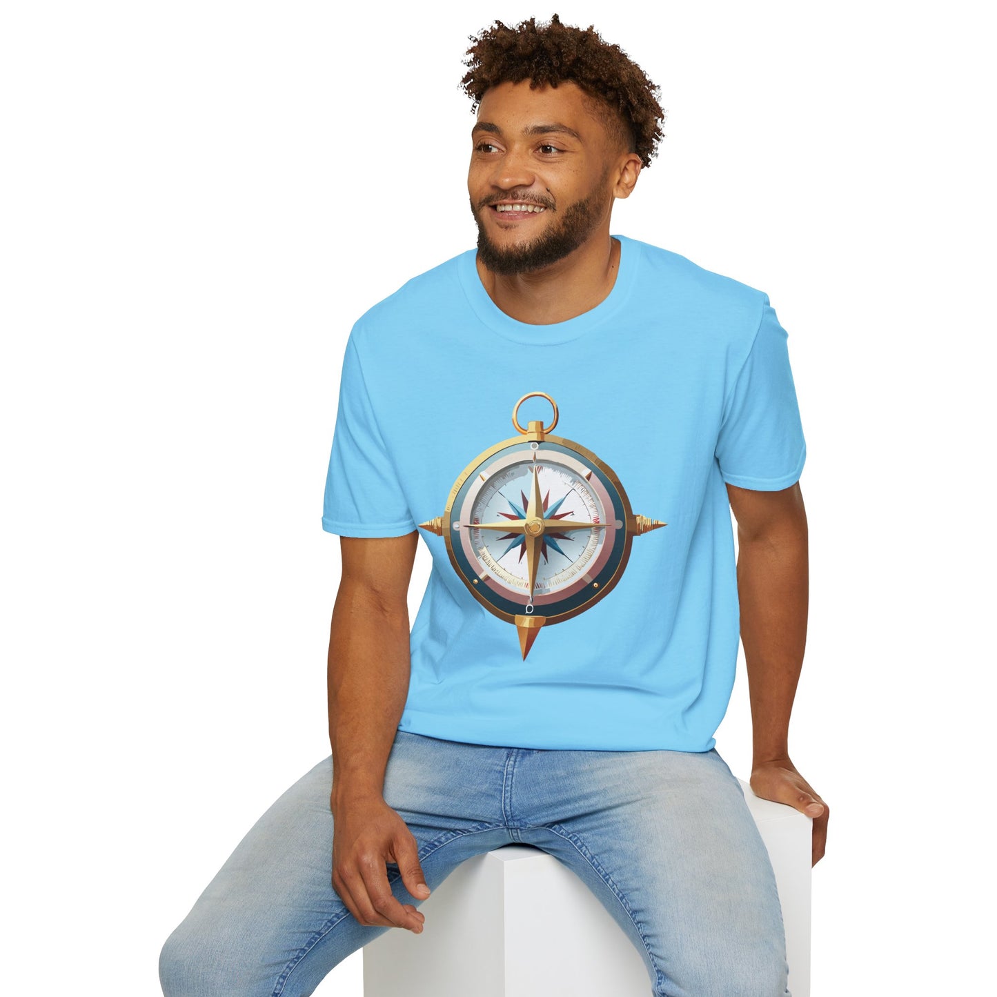 Compass T Shirt, Compass Shirt, Shirt with Compass, Navigator Shirt