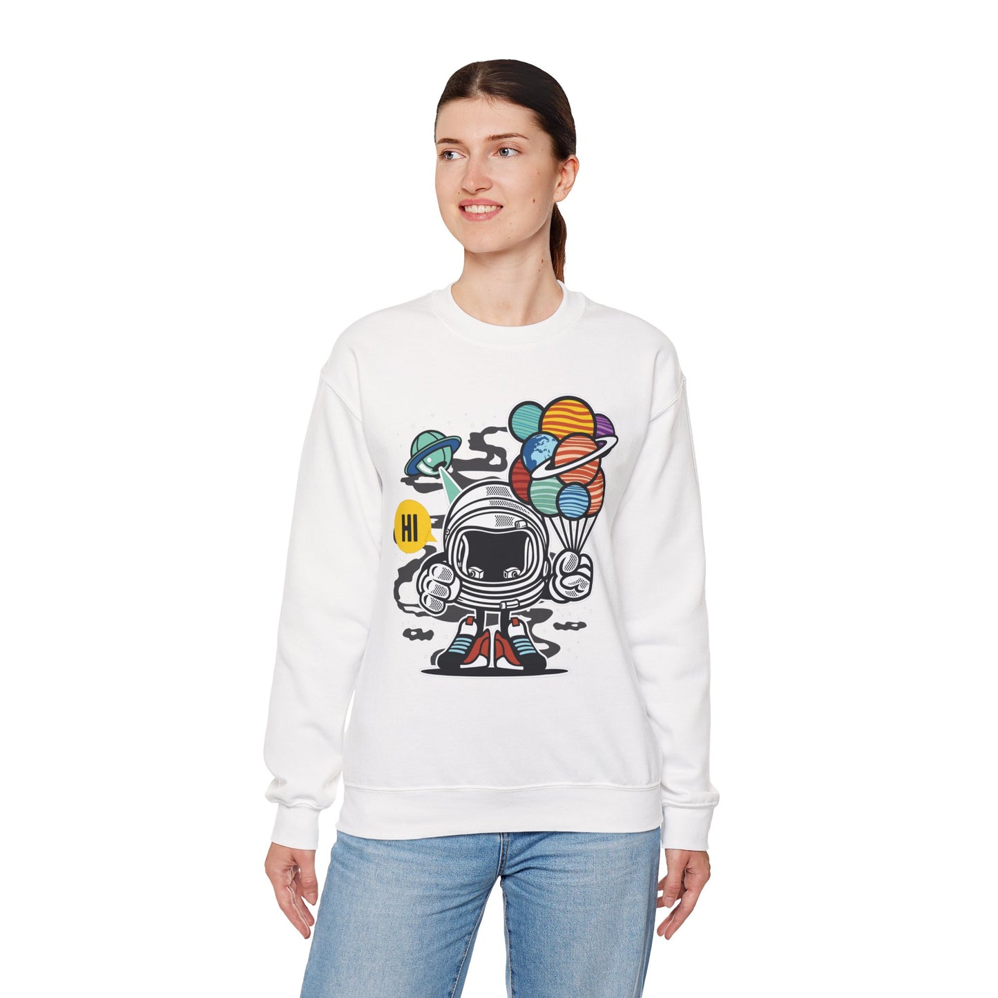 Space Shuttle Sweatshirt, Cosmic Sweatshirt, Astronaut Sweatshirt, Space Cosmic Sweatshirt