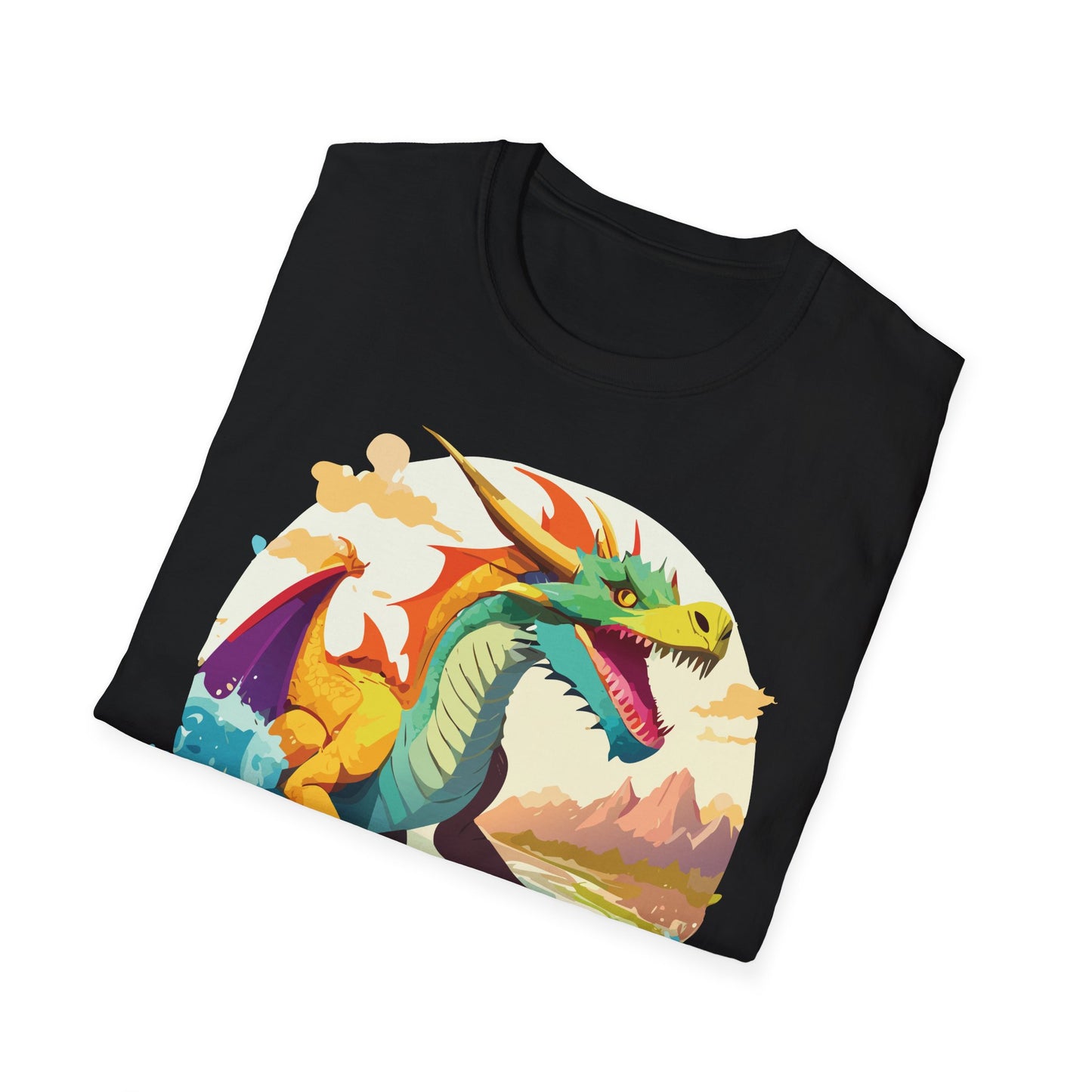 Dragon T Shirt, Dragon Shirt, Shirt with Animals, Animal Shirt