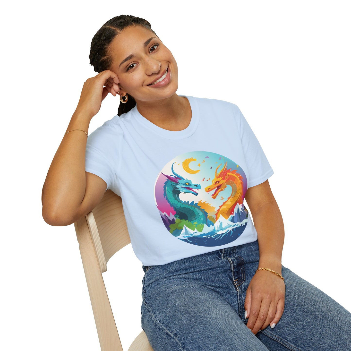 Dragon T Shirt, Dragon Shirt, Shirt with Animals, Animal Shirt