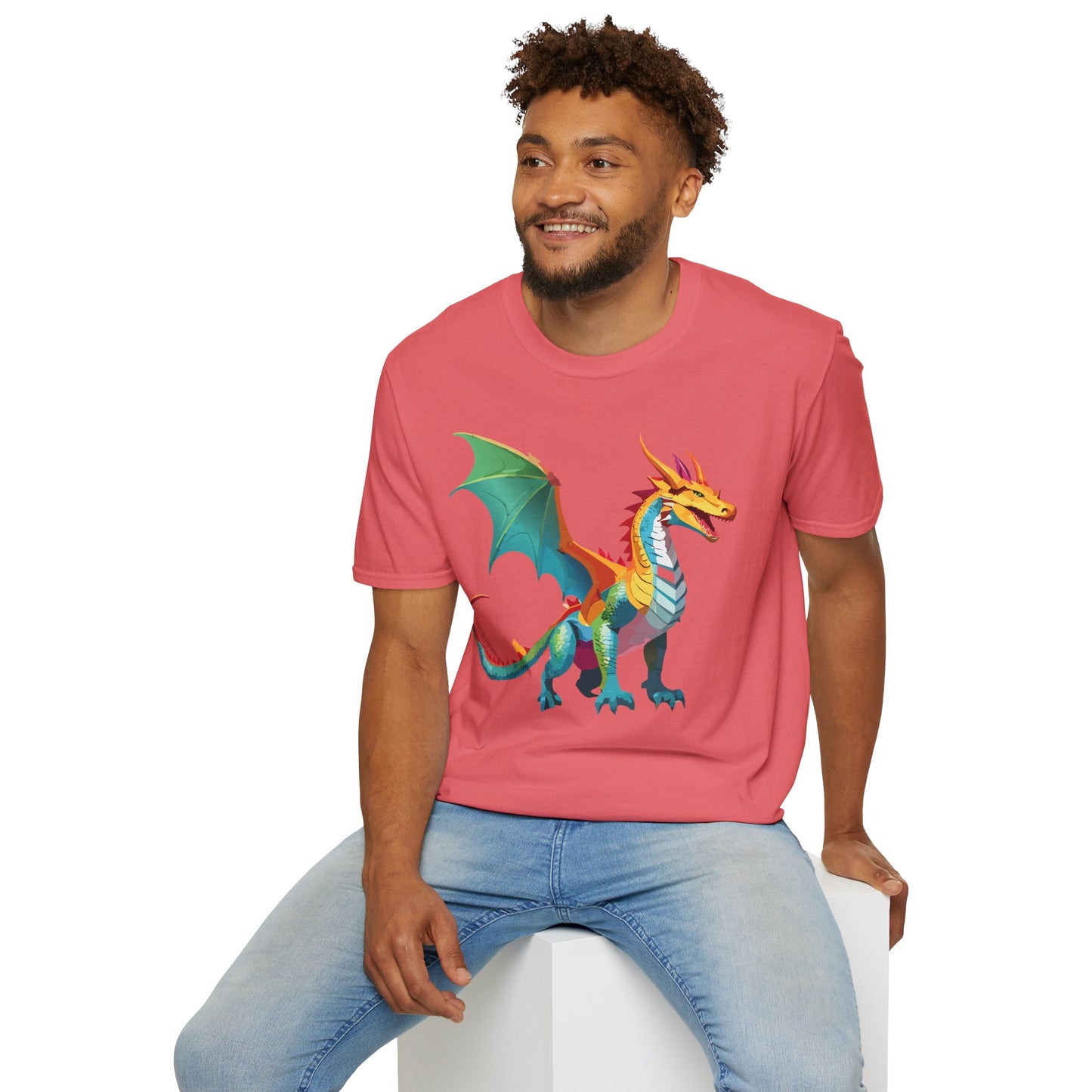 Dragon T Shirt, Dragon Shirt, Shirt with Animals, Animal Shirt