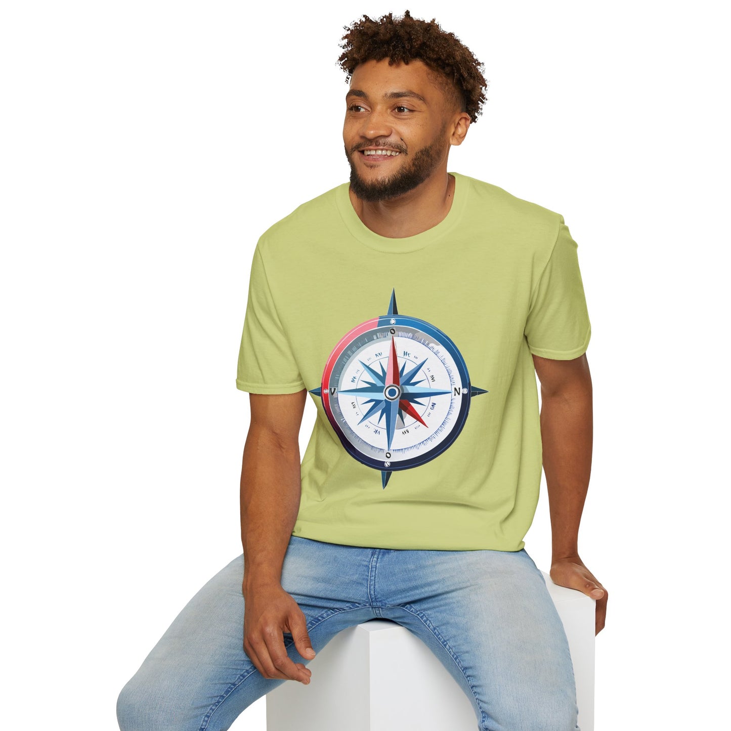 Compass T Shirt, Compass Shirt, Shirt with Compass, Navigator Shirt