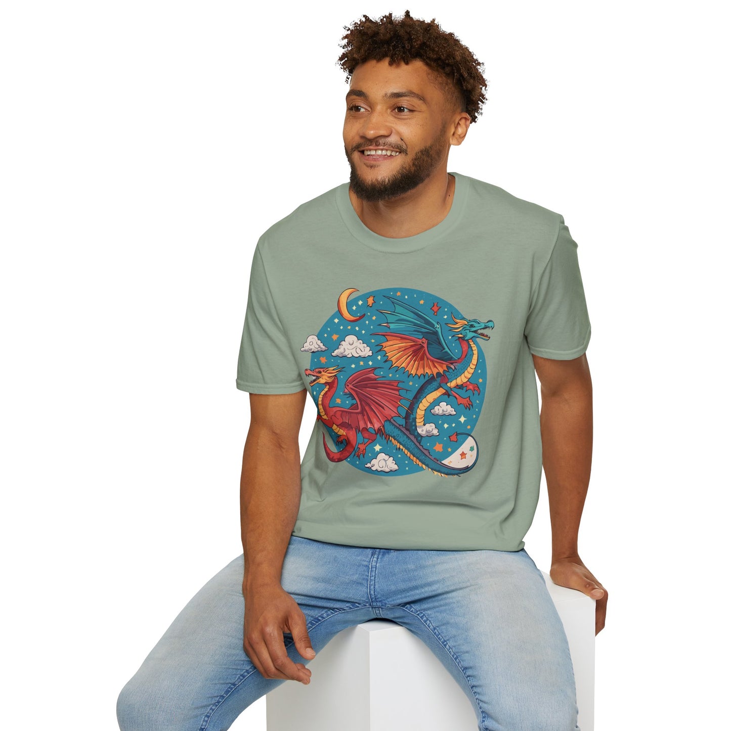 Dragon T Shirt, Dragon Shirt, Shirt with Animals, Animal Shirt