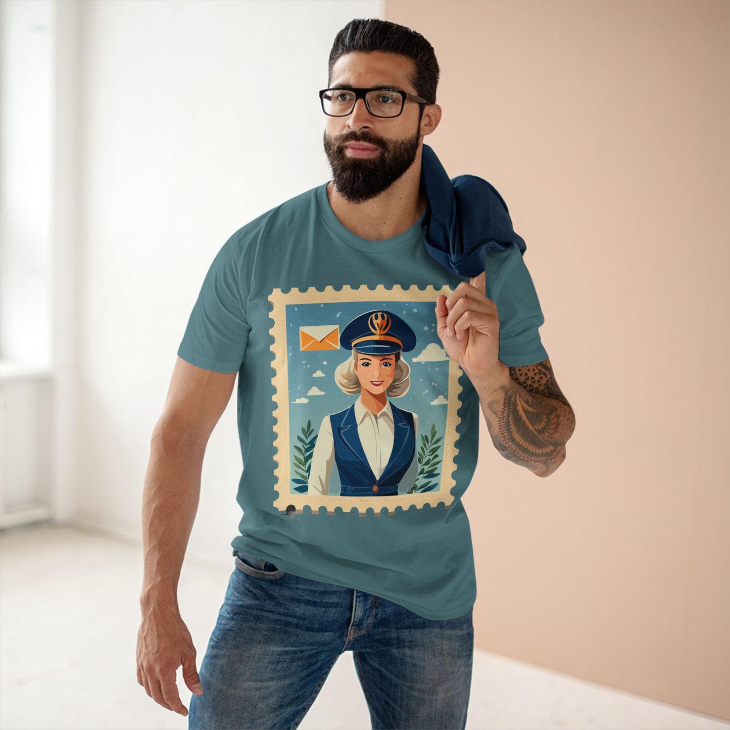 Stamp Shirt, Postage Stamp Shirt