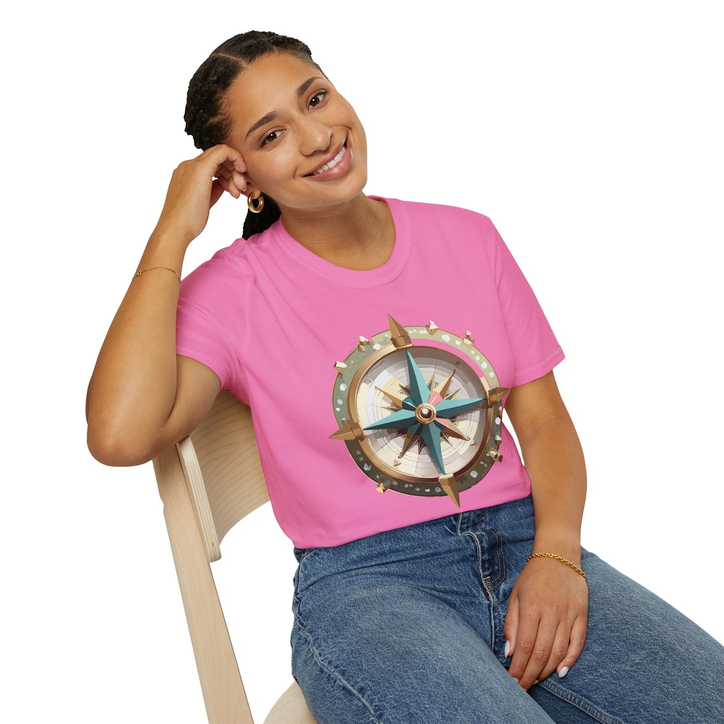 Compass T Shirt, Compass Shirt, Shirt with Compass, Navigator Shirt