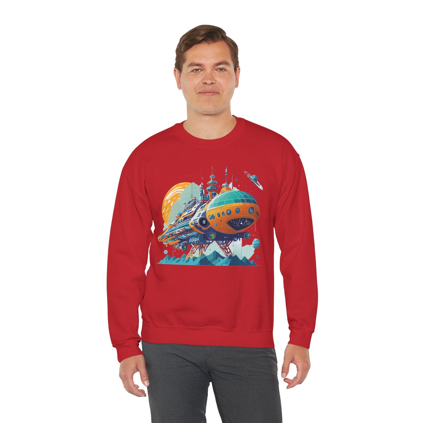 Space Shuttle Sweatshirt, Cosmic Sweatshirt, Astronaut Sweatshirt, Space Cosmic Sweatshirt