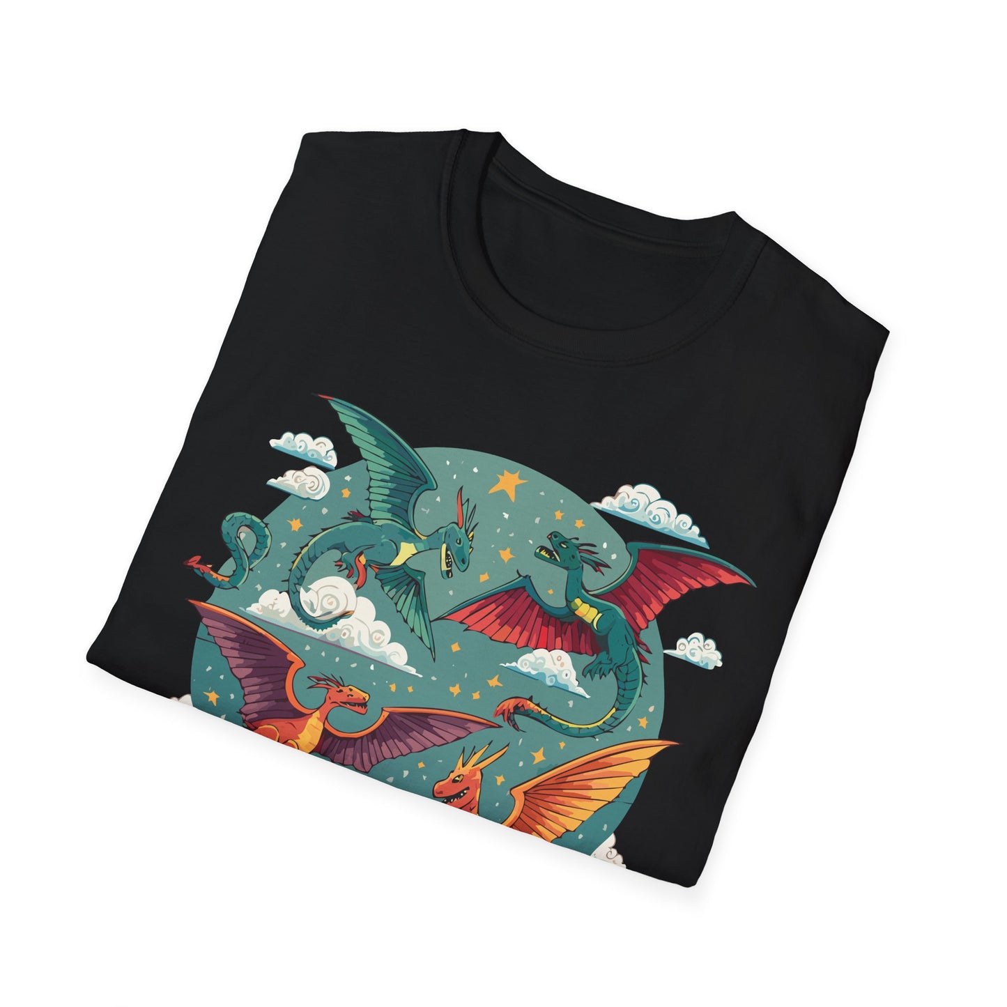 Dragon T Shirt, Dragon Shirt, Shirt with Animals, Animal Shirt