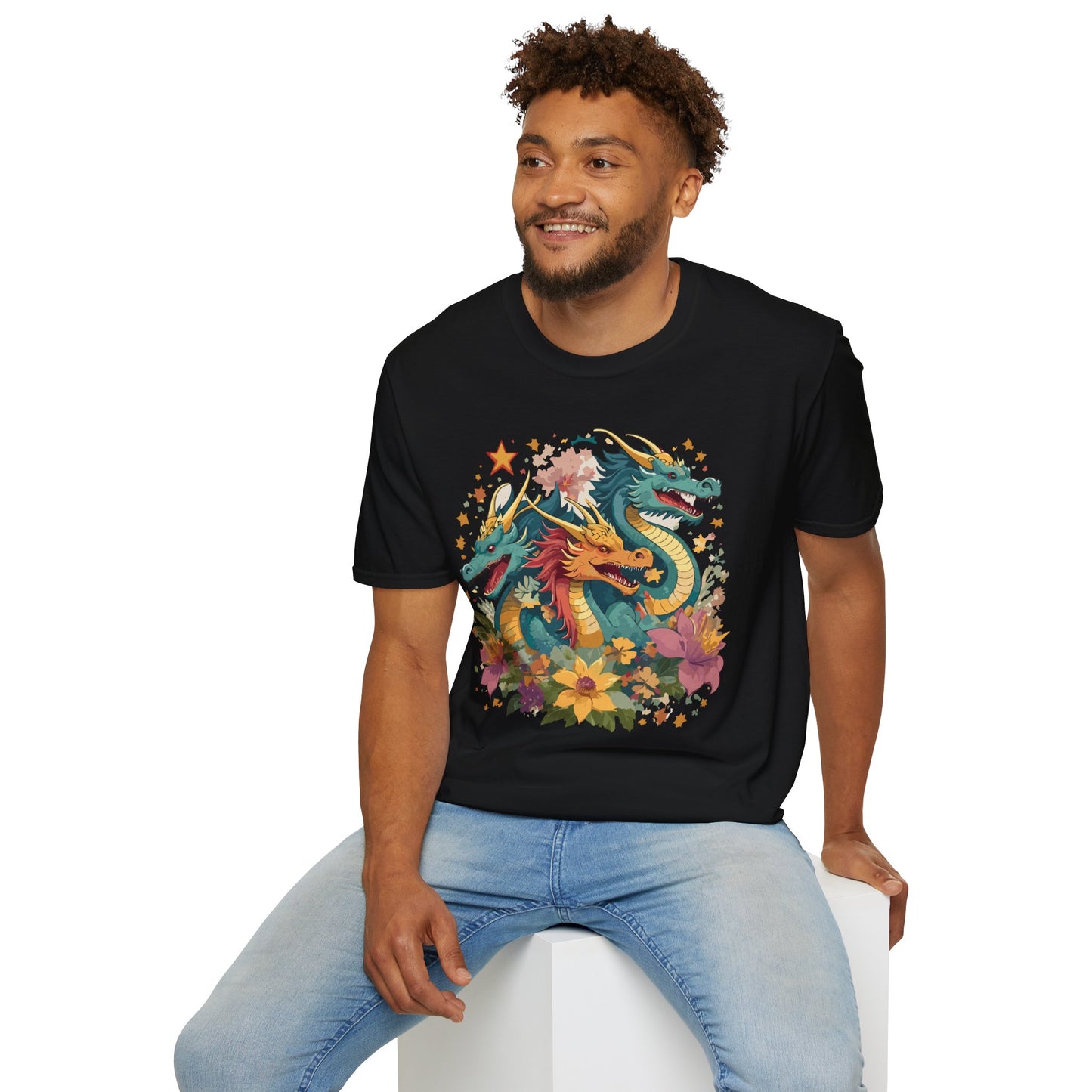 Dragon T Shirt, Dragon Shirt, Shirt with Animals, Animal Shirt