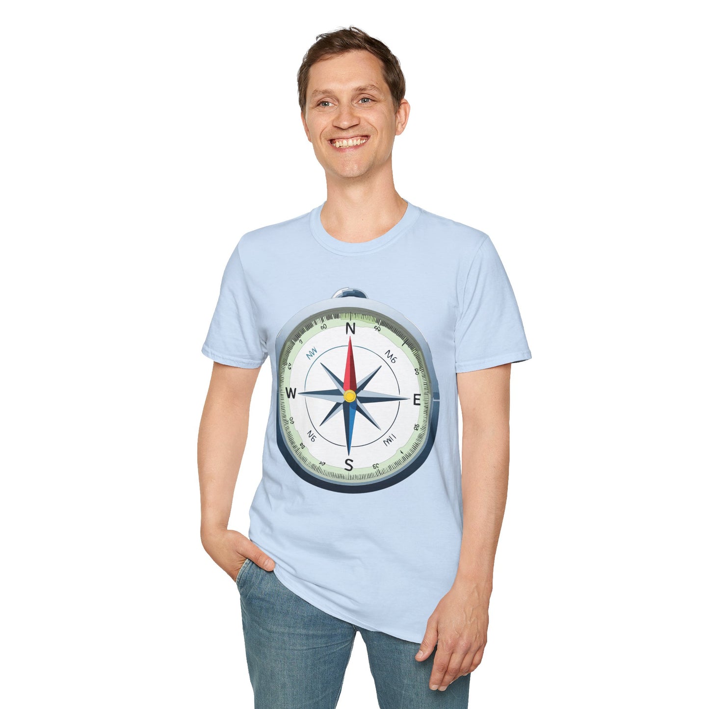 Compass T Shirt, Compass Shirt, Shirt with Compass, Navigator Shirt