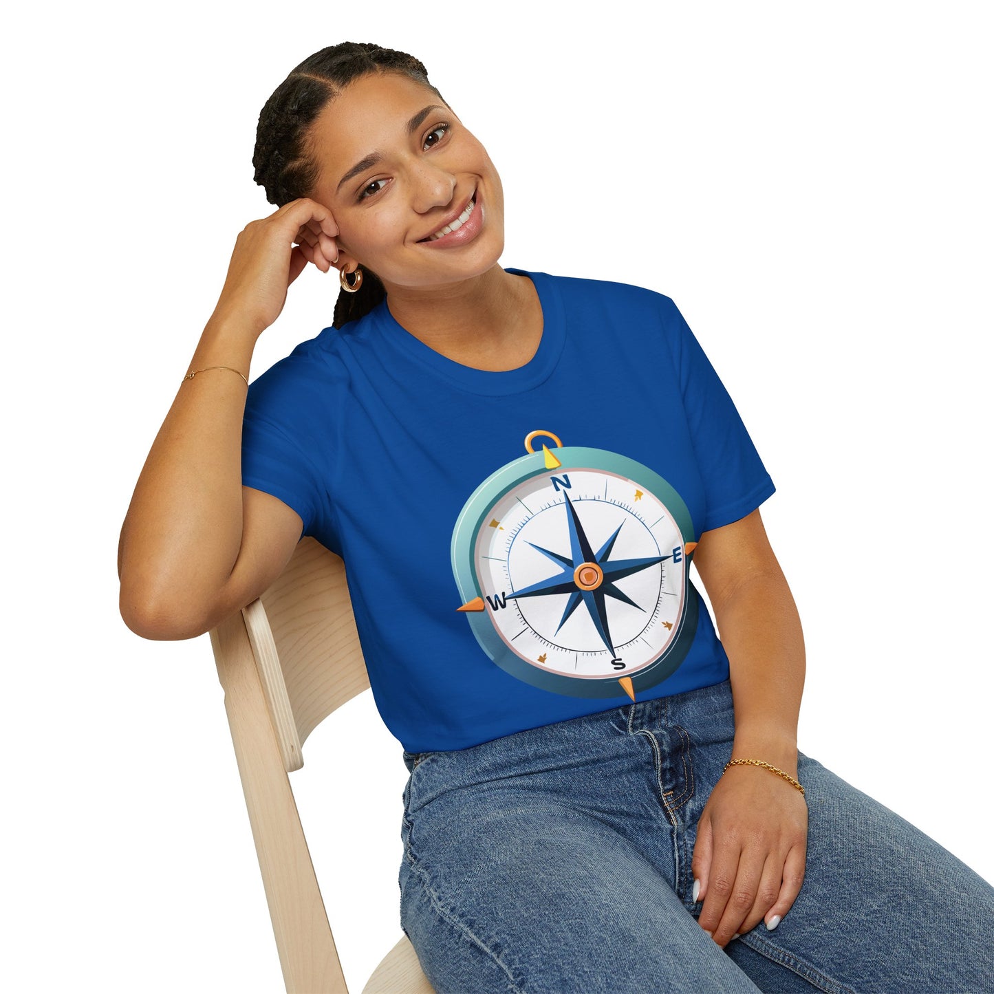 Compass T Shirt, Compass Shirt, Shirt with Compass, Navigator Shirt