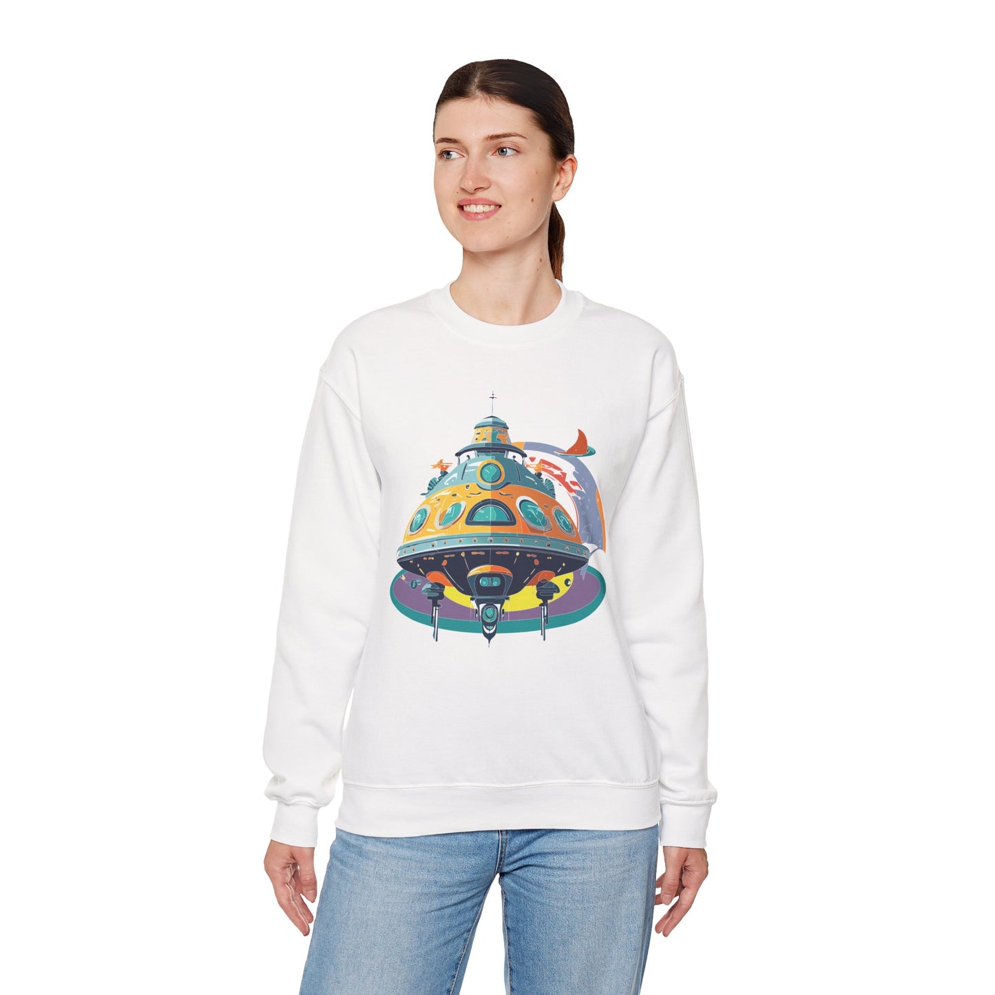 Space Shuttle Sweatshirt, Cosmic Sweatshirt, Astronaut Sweatshirt, Space Cosmic Sweatshirt