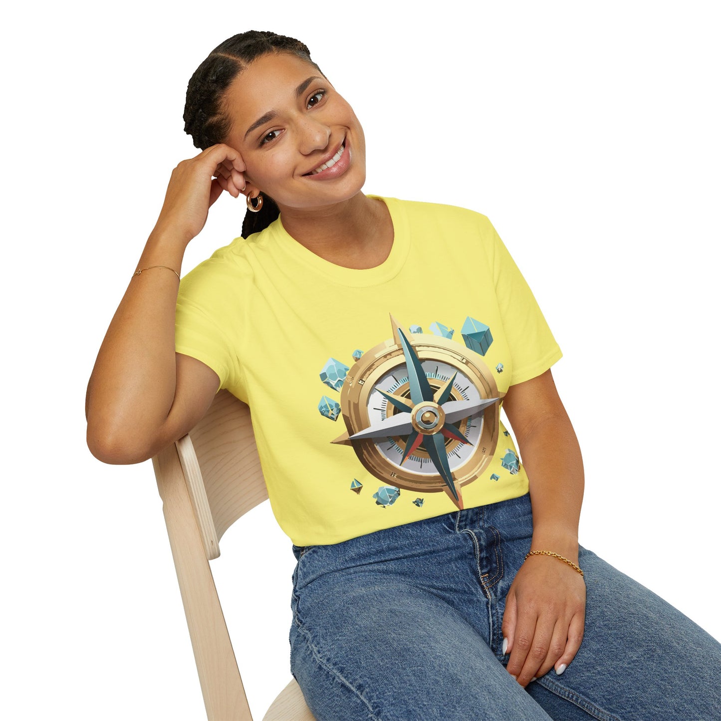 Compass T Shirt, Compass Shirt, Shirt with Compass, Navigator Shirt