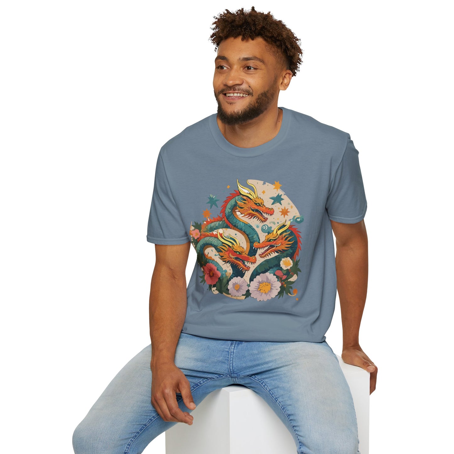 Dragon T Shirt, Dragon Shirt, Shirt with Animals, Animal Shirt
