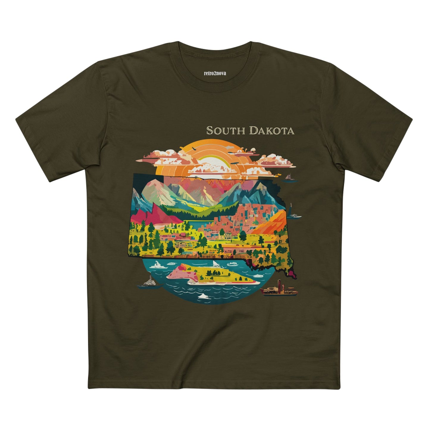 US State Shirts, South Dakota Shirt