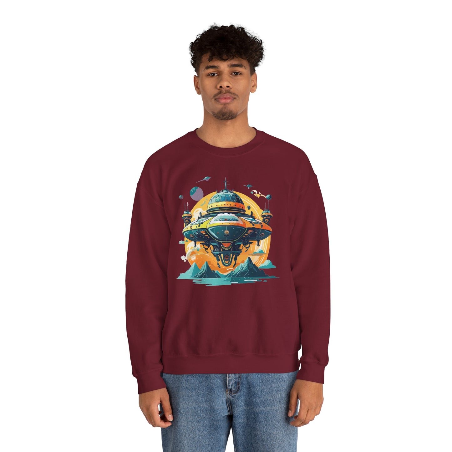 Space Shuttle Sweatshirt, Cosmic Sweatshirt, Astronaut Sweatshirt, Space Cosmic Sweatshirt
