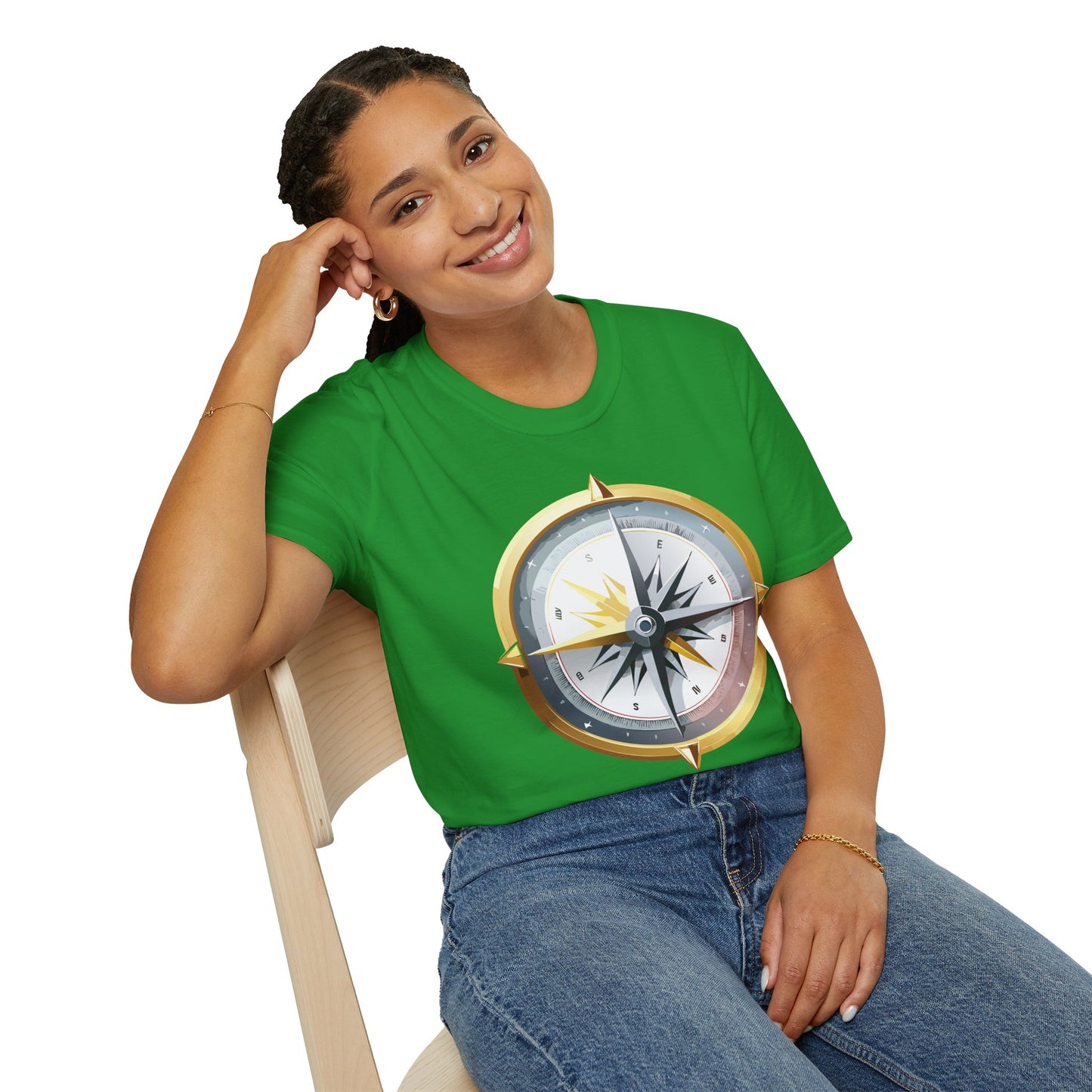 Compass T Shirt, Compass Shirt, Shirt with Compass, Navigator Shirt