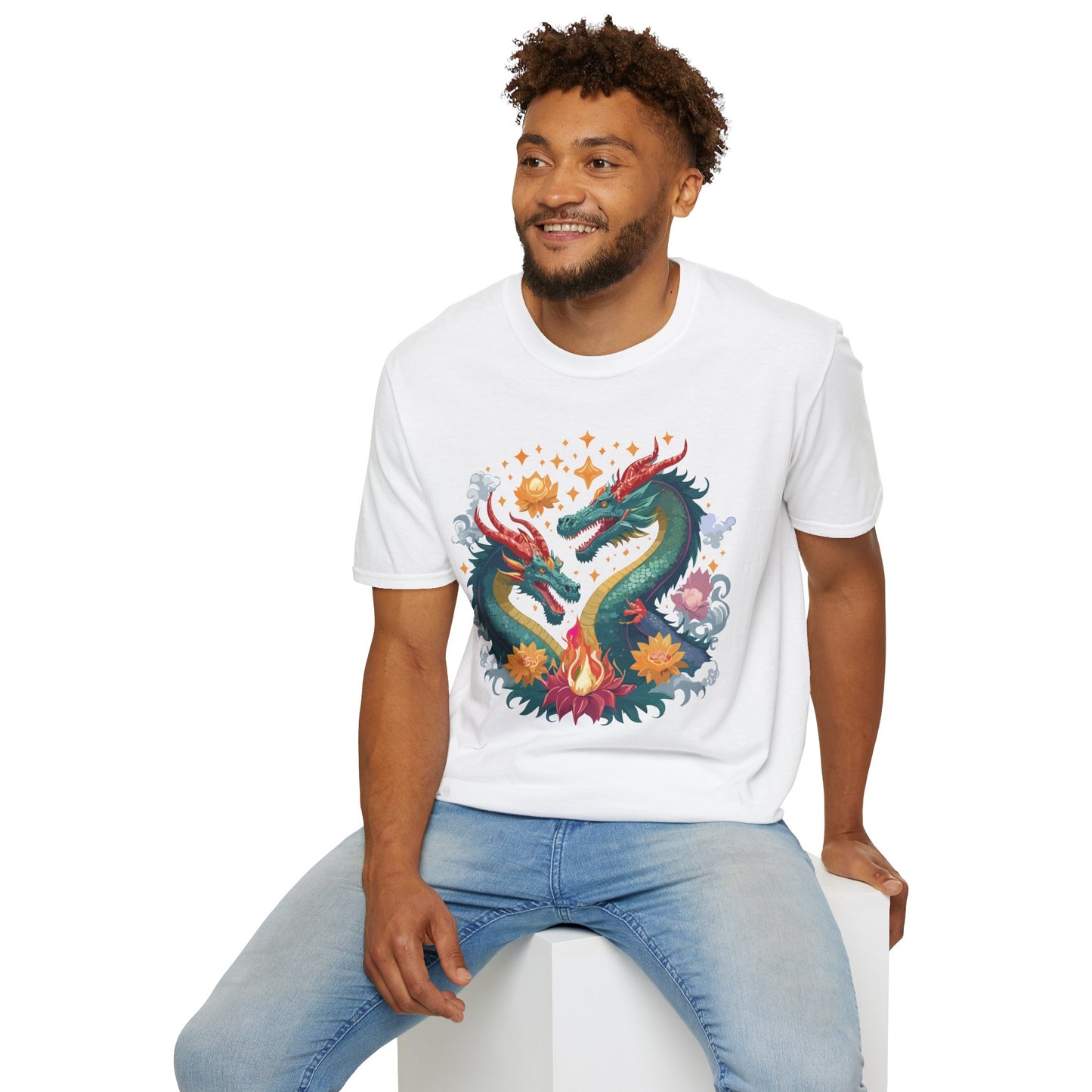 Dragon T Shirt, Dragon Shirt, Shirt with Animals, Animal Shirt