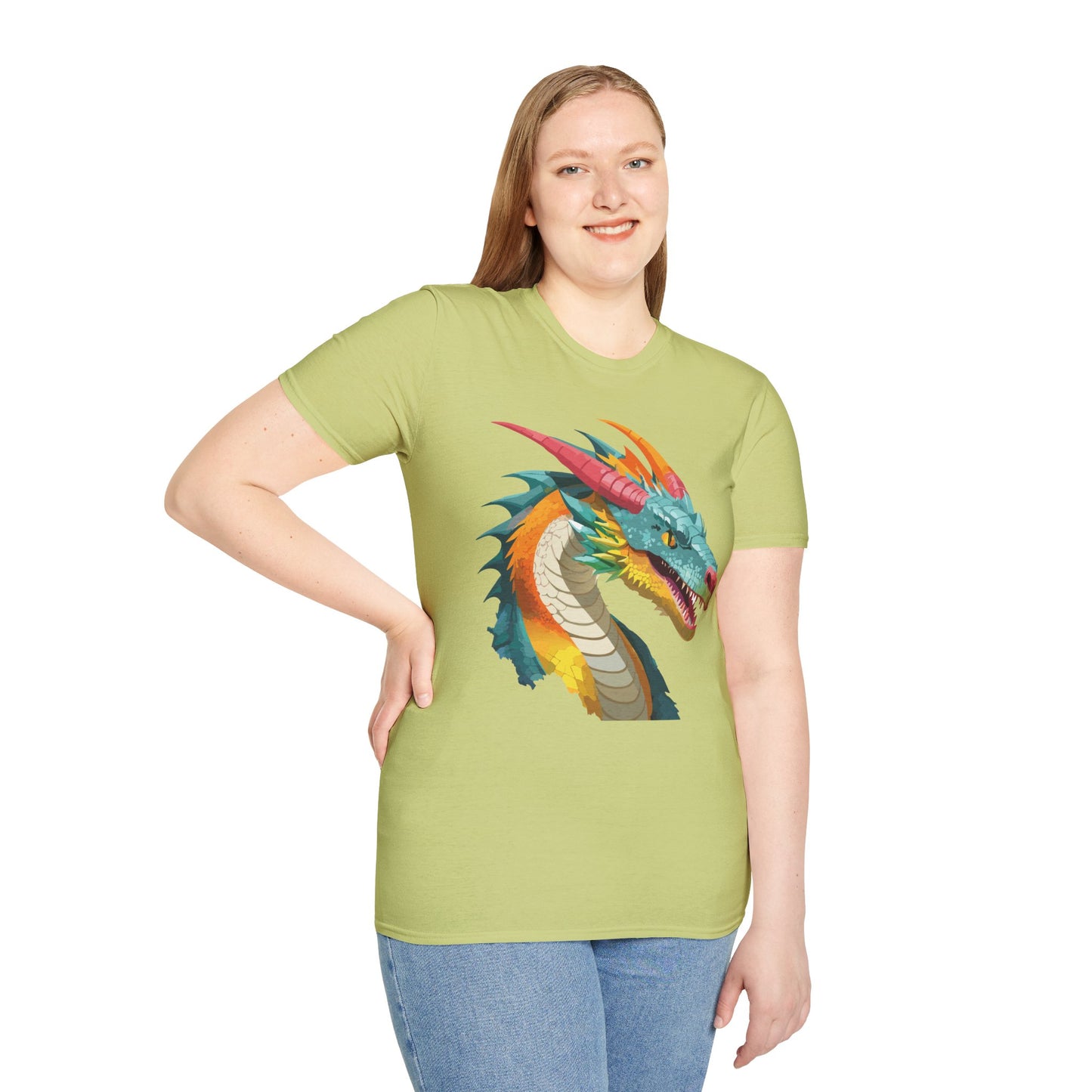 Dragon T Shirt, Dragon Shirt, Shirt with Animals, Animal Shirt