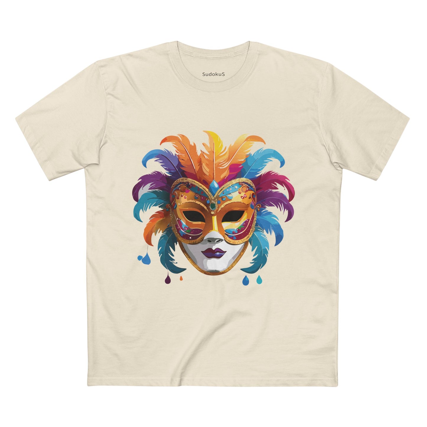 Mask Shirt, Shirt with Face - SudokuS