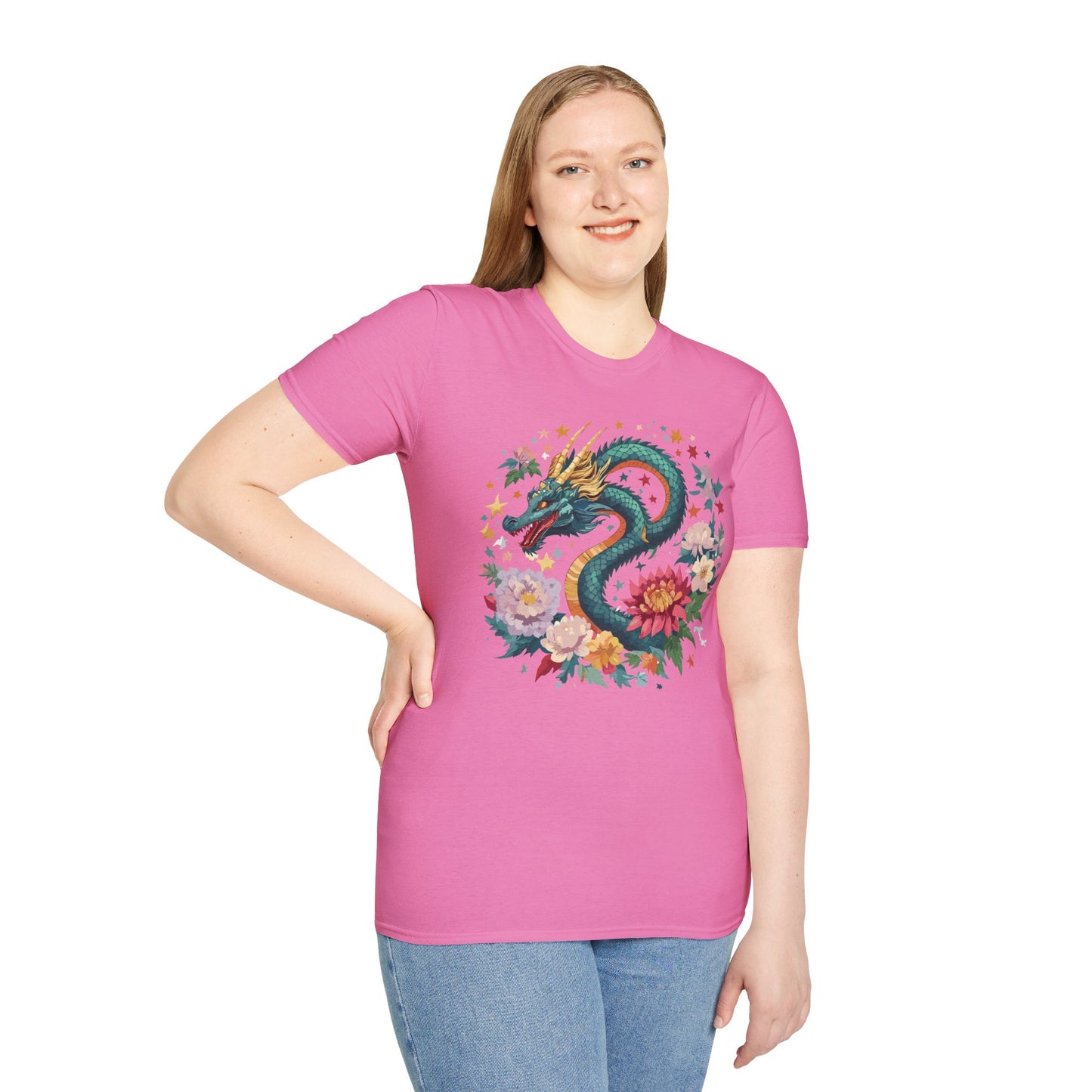 Dragon T Shirt, Dragon Shirt, Shirt with Animals, Animal Shirt