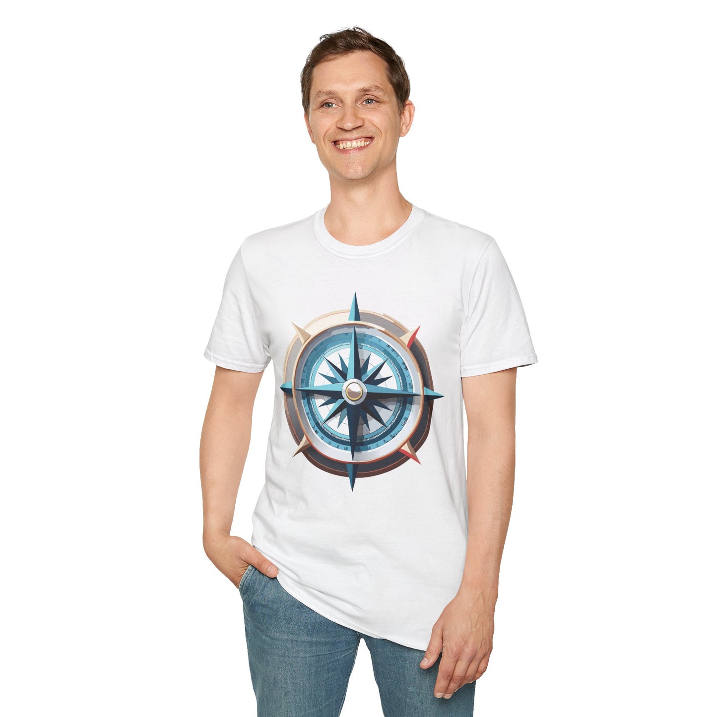 Compass T Shirt, Compass Shirt, Shirt with Compass, Navigator Shirt