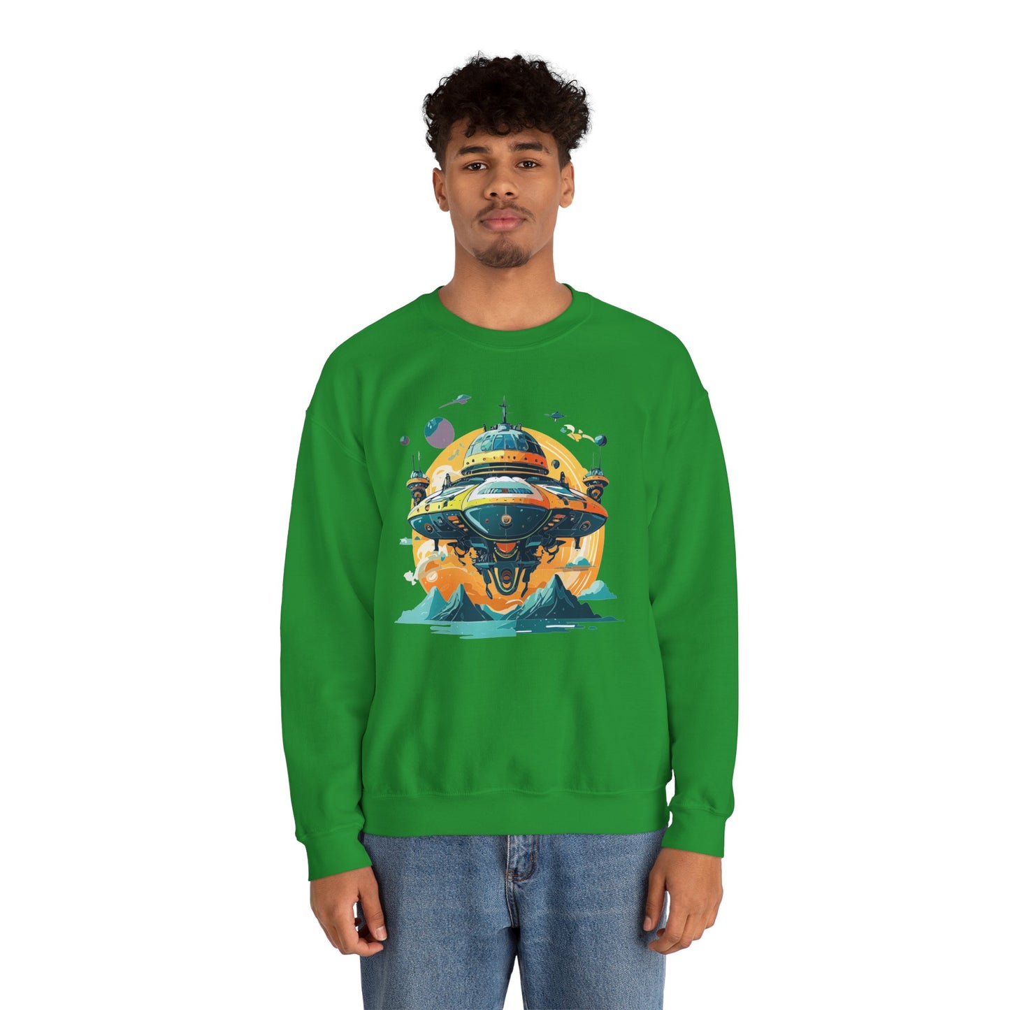 Space Shuttle Sweatshirt, Cosmic Sweatshirt, Astronaut Sweatshirt, Space Cosmic Sweatshirt