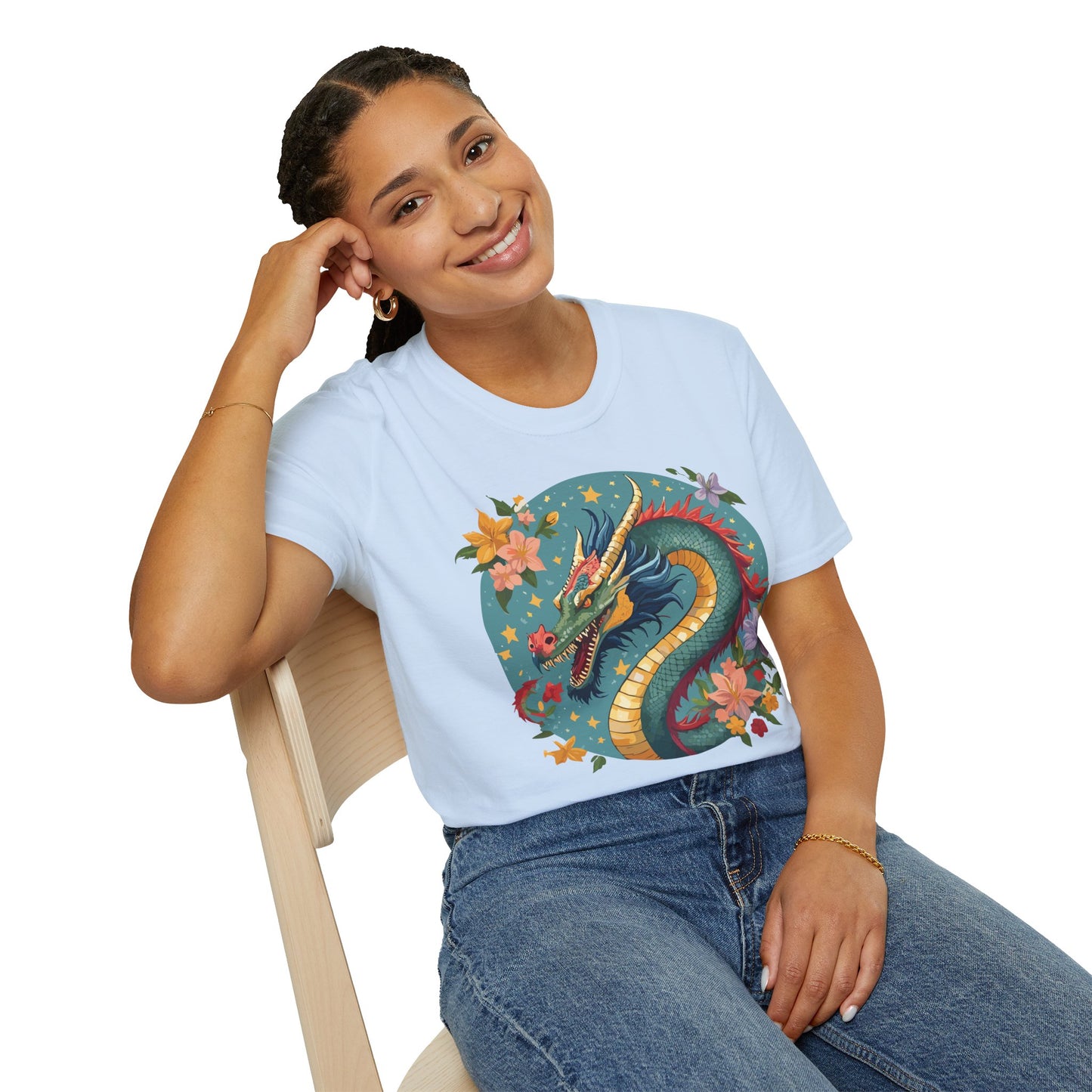 Dragon T Shirt, Dragon Shirt, Shirt with Animals, Animal Shirt